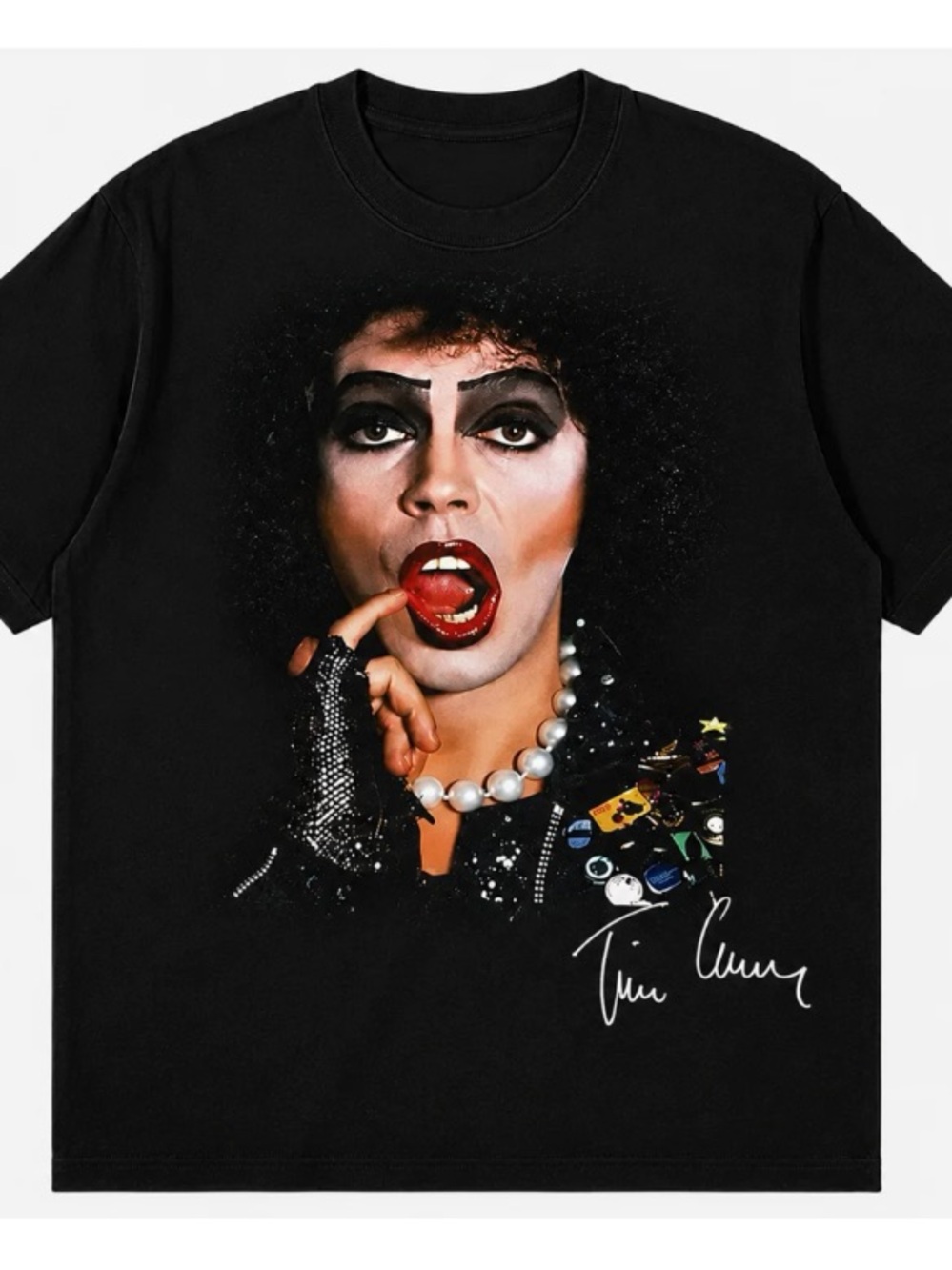 Tim Curry- Black Graphic Tee - Men’s Black Shirt